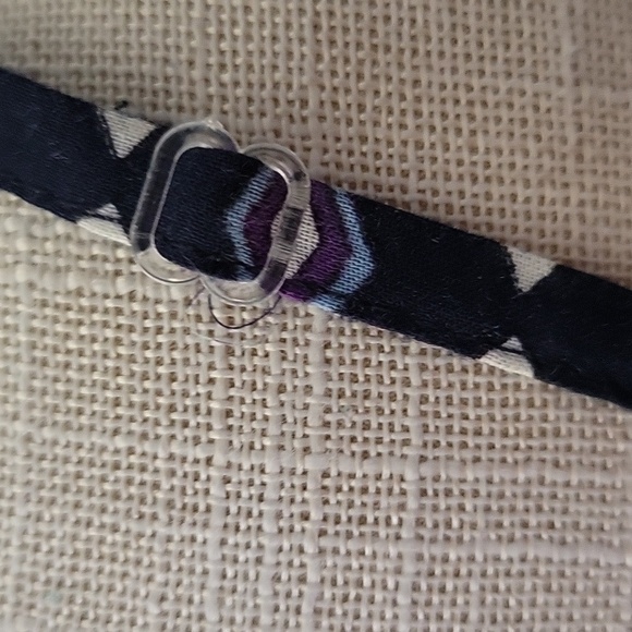 NWT Pura Vida Black, Blue, and Purple Patterned Dress - Picture 5 of 7